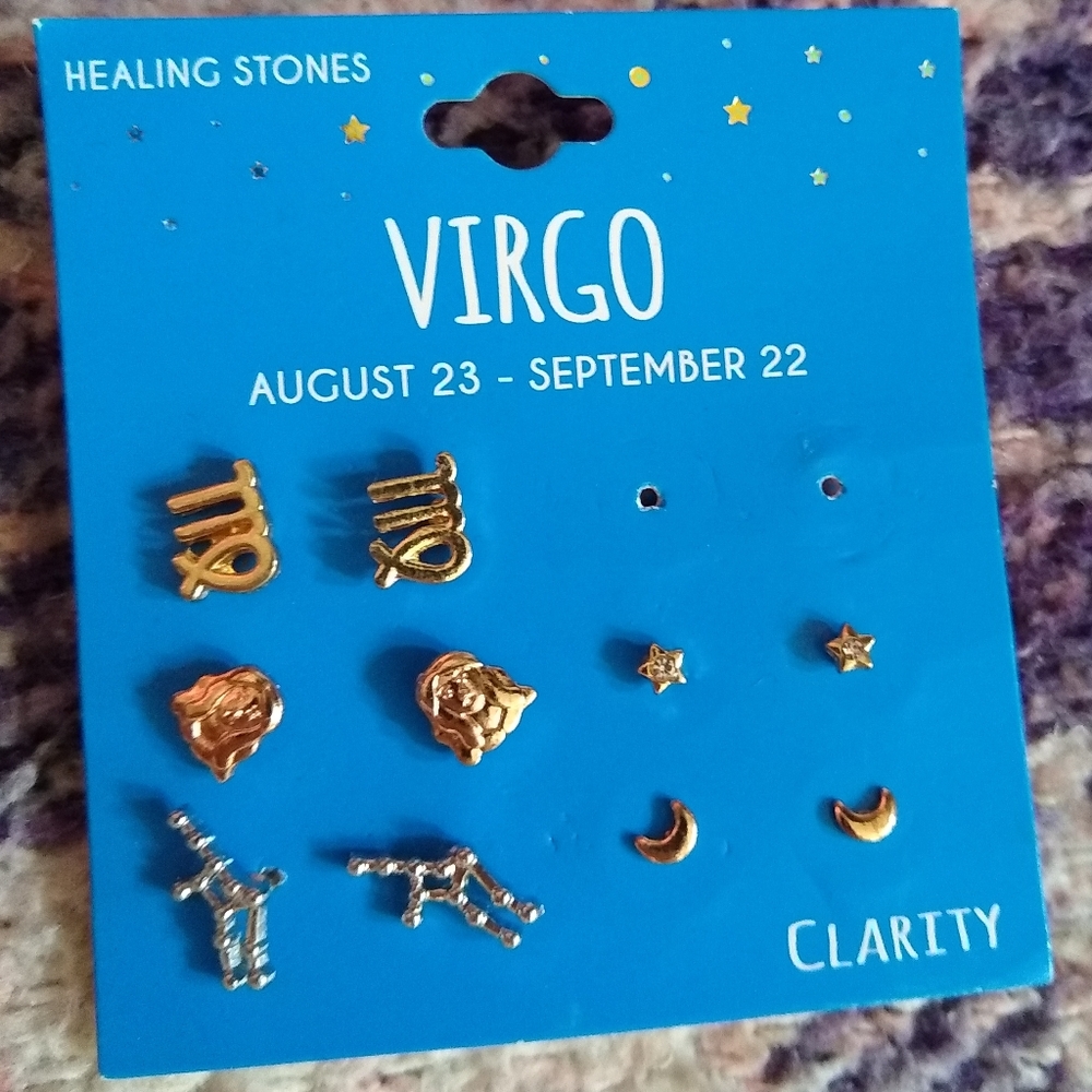 Virgo earrings